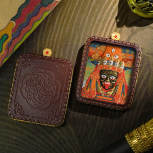 Hand-Painted Sacred Tsatsa Thangka Dzaki Lhamo