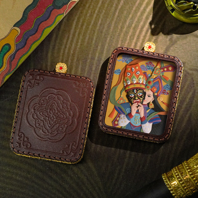 Hand-Painted Sacred Tsatsa Thangka Past & Present