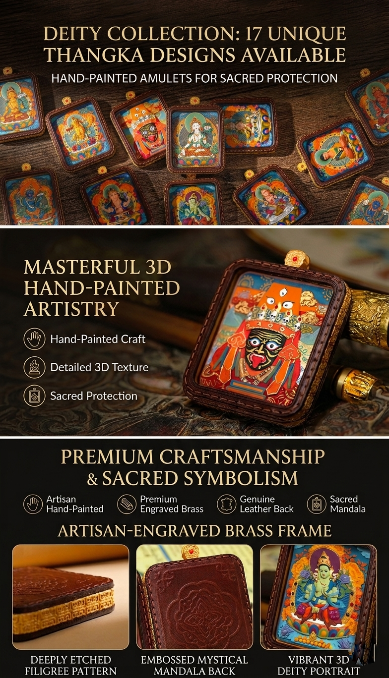 Handmade Thangka making process